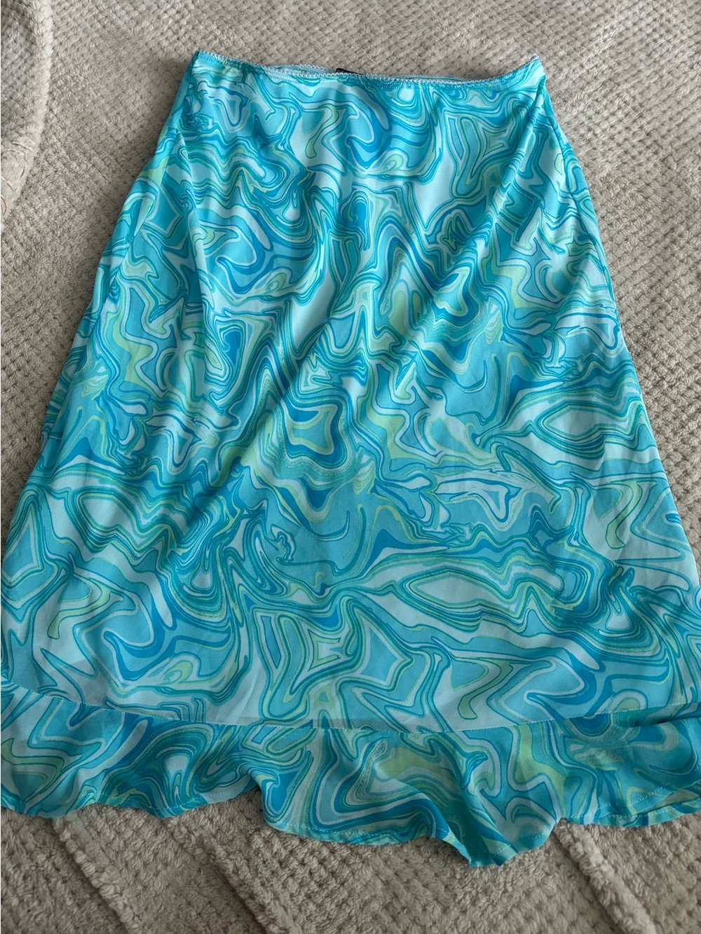 wild fable Vintage Teal and Green Y2K Skirt Size Small - retro, fairycore